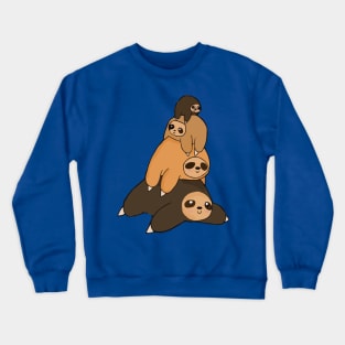 sloth stack pullover Crewneck Sweatshirt